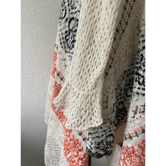 Anthropologie Sleeping on Snow Dress Crochet Asymmetric Print Knit - Picture 8 of 14